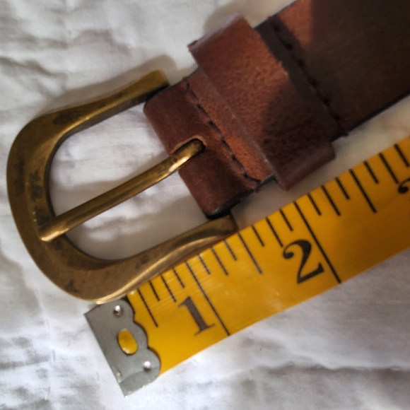 Genuine Leather Embroidered Belt Size L - Picture 9 of 14